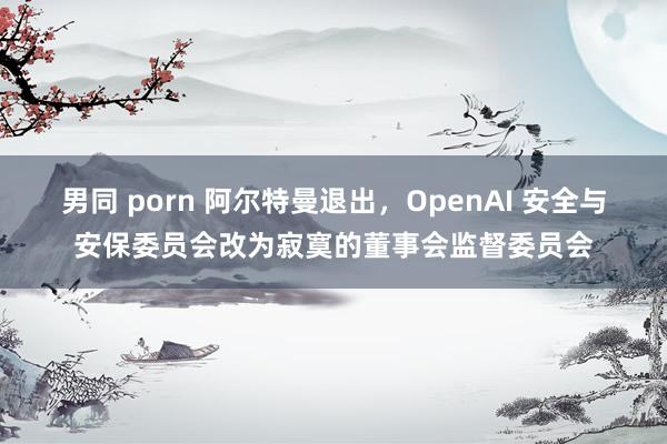 男同 porn 阿尔特曼退出，OpenAI 安全与安保委员会改为寂寞的董事会监督委员会